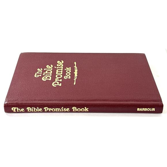 1985 The Bible Promise Book – Barbour Leatherette Pocket Edition Gold Gilt Edges - Picture 2 of 16
